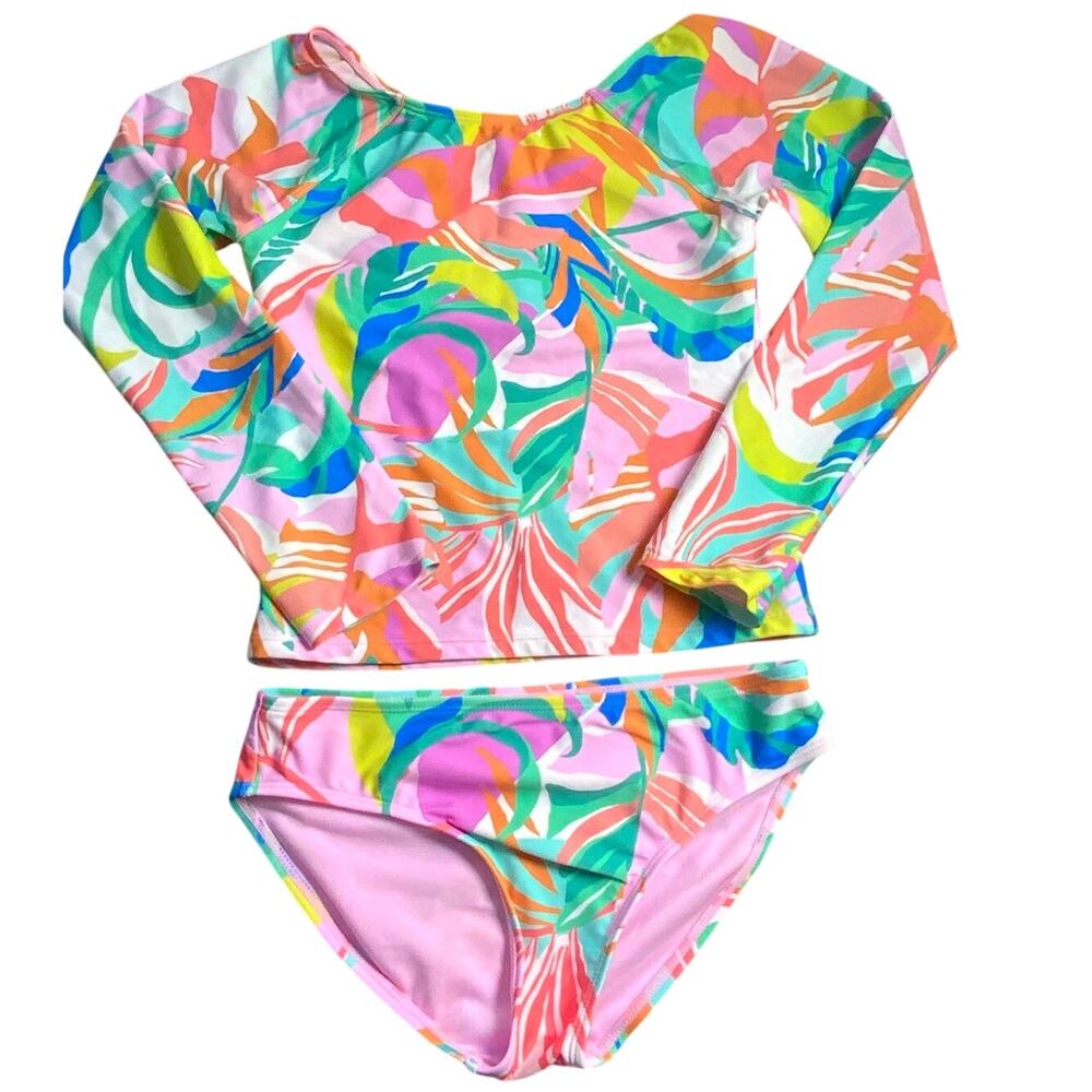 Rasins Abstract Girl's 2pc swimsuit Girl's size 12